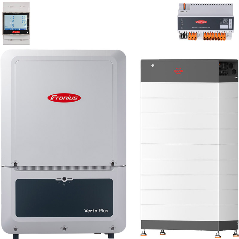 Fronius Verto Plus 20.0 + BYD 26.7 (HVB) with emergency power