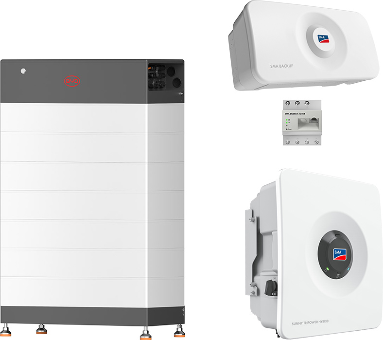 SMA Sunny Tripower Hybrid X 15 + BYD 20,8 kWh (HVB) with emergency power