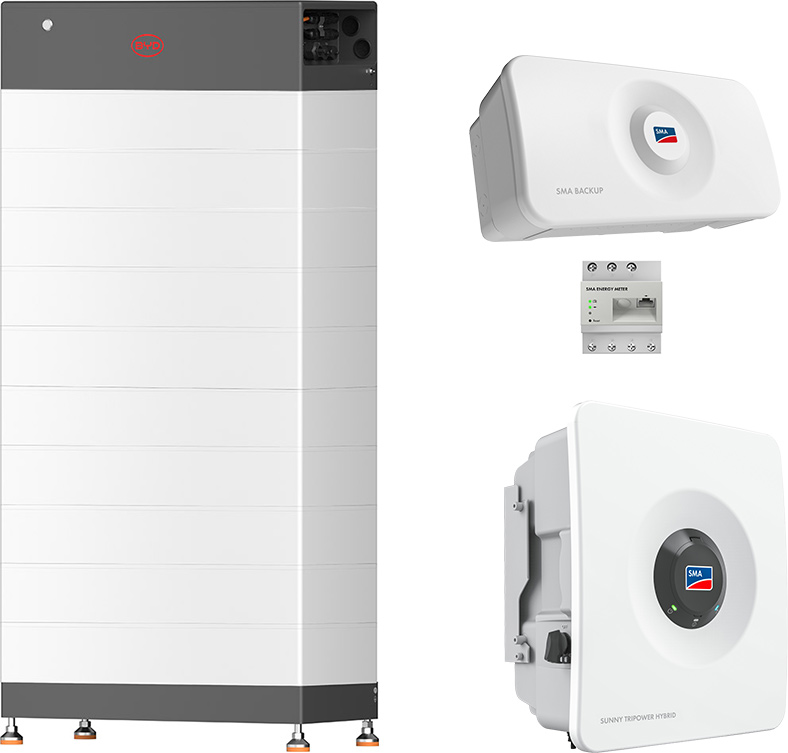 SMA Sunny Tripower Hybrid X 15 + BYD 29,7 kWh (HVB) with emergency power