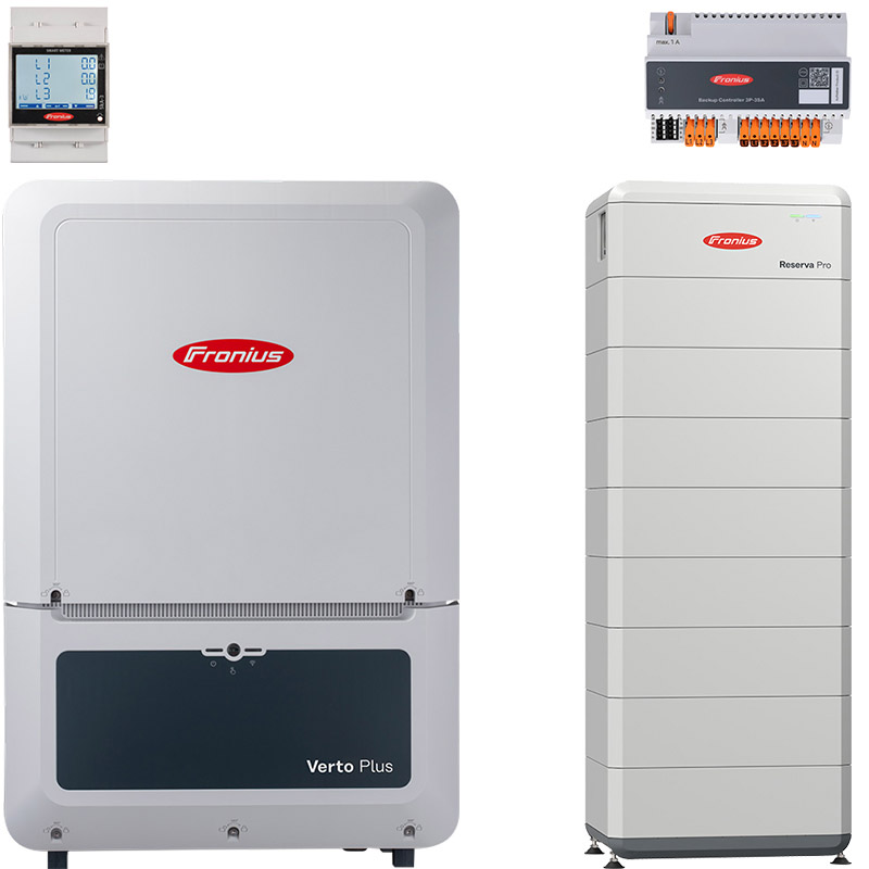 Fronius Verto 17,5 Plus + Reserva Pro 32.0 with backup power