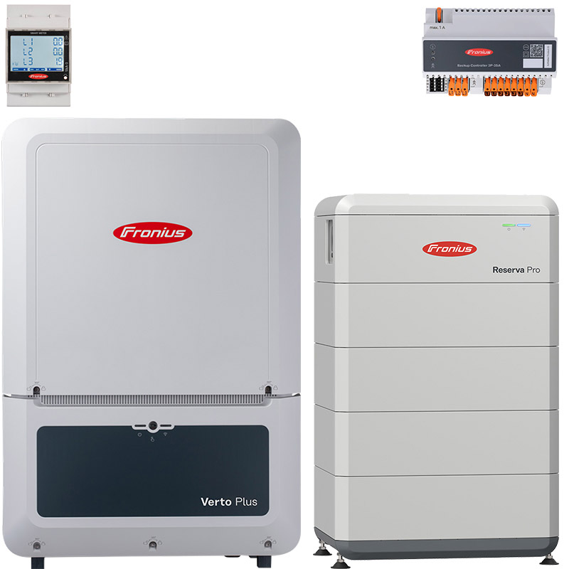 Fronius Verto 20 Plus + Reserva Pro 16.0 with backup power