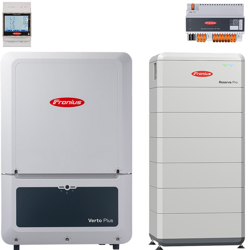 Fronius Verto 20 Plus + Reserva Pro 24.0 with backup power