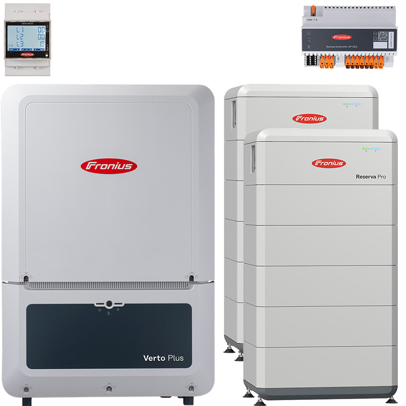 Fronius Verto 20 Plus + Reserva Pro 40.0 with backup power