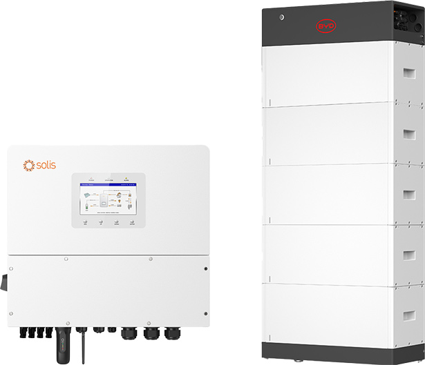 Solis S6 HYBRID 20.0 + BYD 12.8 (HVS+) with emergency power