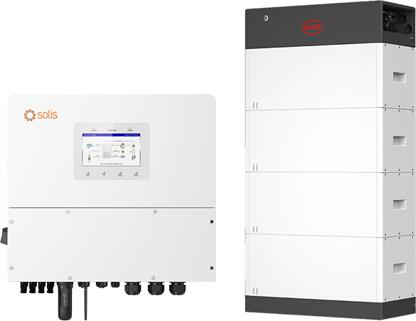 Solis S6 HYBRID 12.0 + BYD 11.0 (HVM+) with emergency power