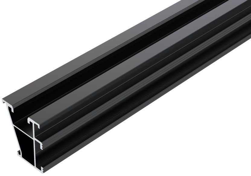 AEROCOMPACT Montageschiene schwarz 1980mm X40B