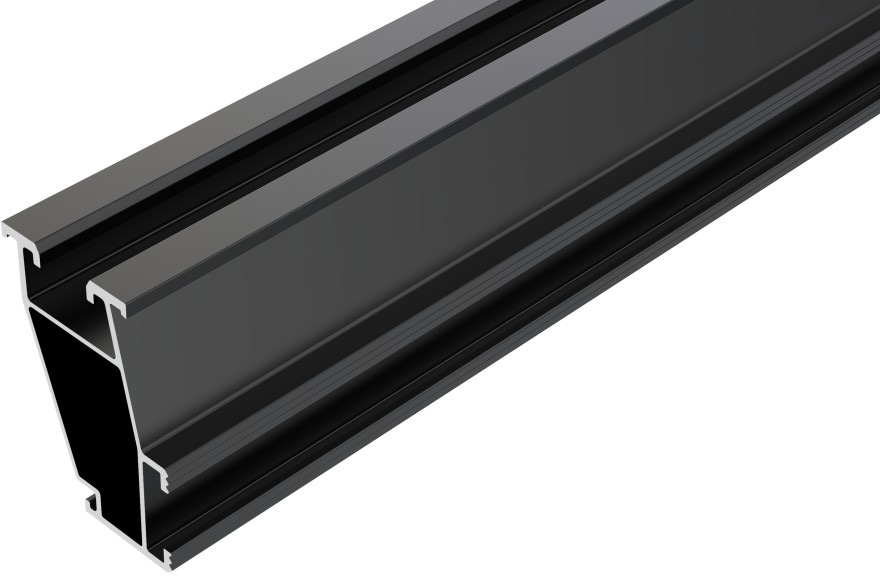 AEROCOMPACT Montageschiene 5850mm schwarz X60B