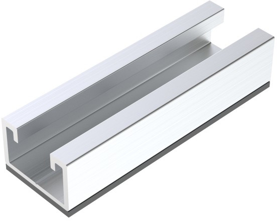 AEROCOMPACT Trapezblech-Kurzschiene 80mm