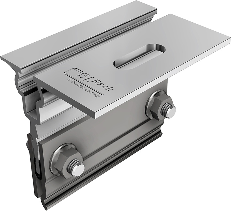 SL Rack Seam Clamp 2.0 - DFalzCu for copper double-lock standing seam roofs