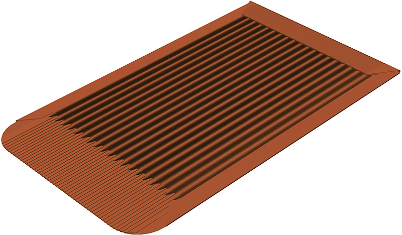SL Rack Beaver-Plate, brick red RAL 8004
