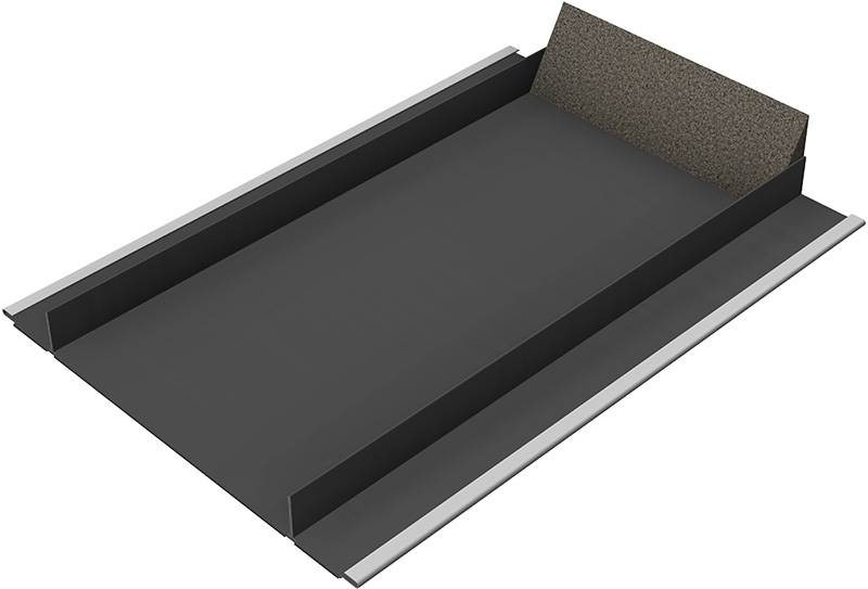 SL Rack Metal Roof Plate SL Alu M, anthracite RAL 7016