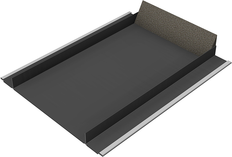 SL Rack Metal Roof Plate SL Alu L, anthracite RAL 7016