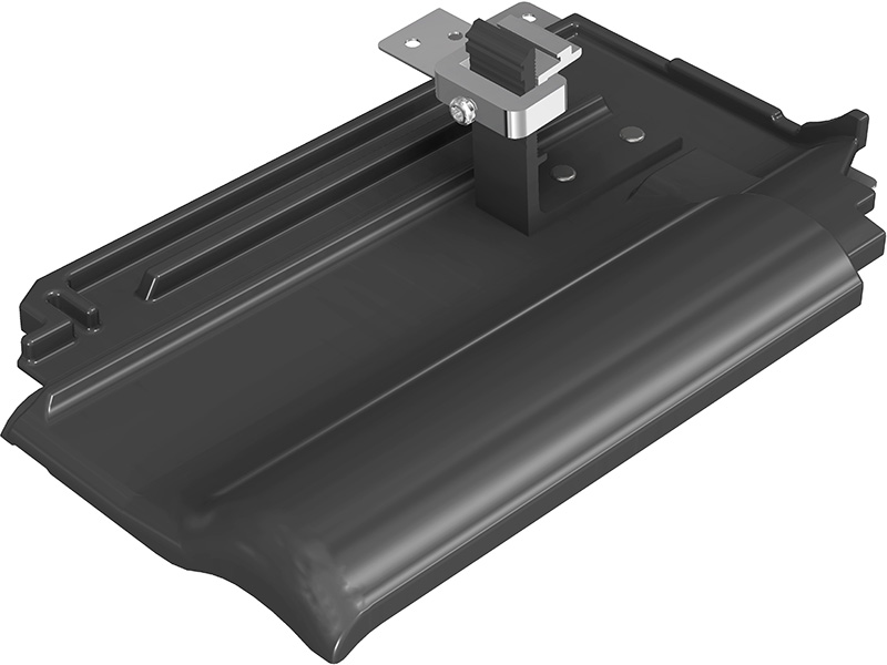 SL Rack Delta-Plate for Erlus E58, anthracite RAL 7016