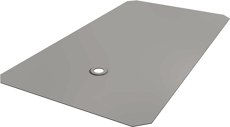 SL Rack Slate Roof Replacement Plate 200x370mm