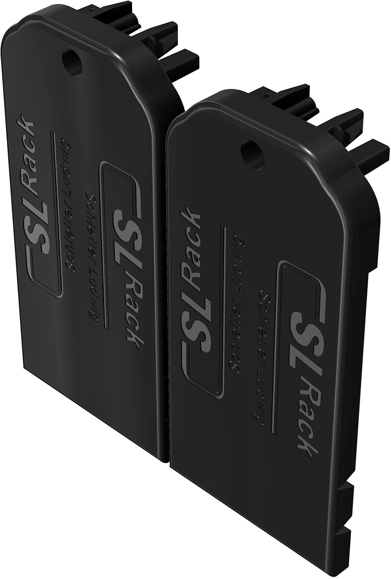 SL Rack Facade System End Cap, black