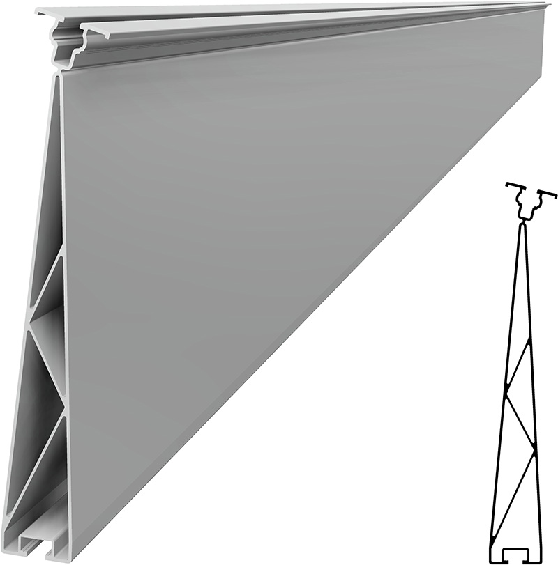 SL Rack RAIL15 top - 4750 mm
