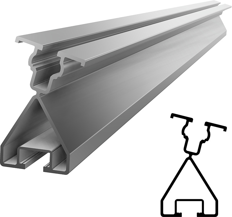 SL Rack RAIL 15 Bottom - 4750 mm