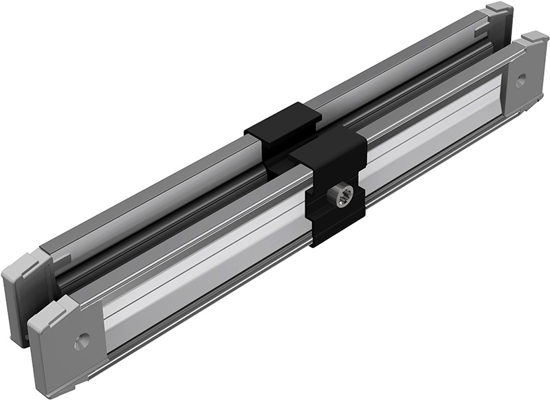 SL Rack Internal Connector RAIL 2.0 for RAIL 40, black anodized