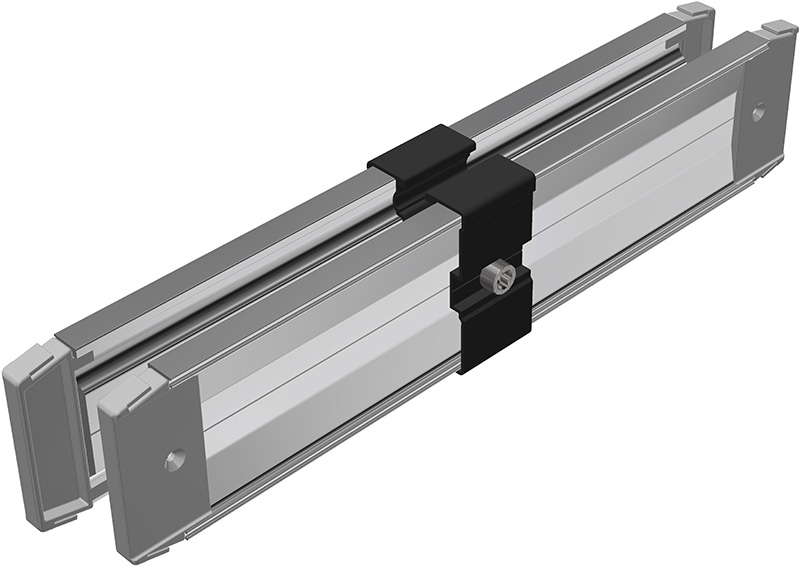SL Rack Internal Connector RAIL 2.0 for RAIL 60, black anodized