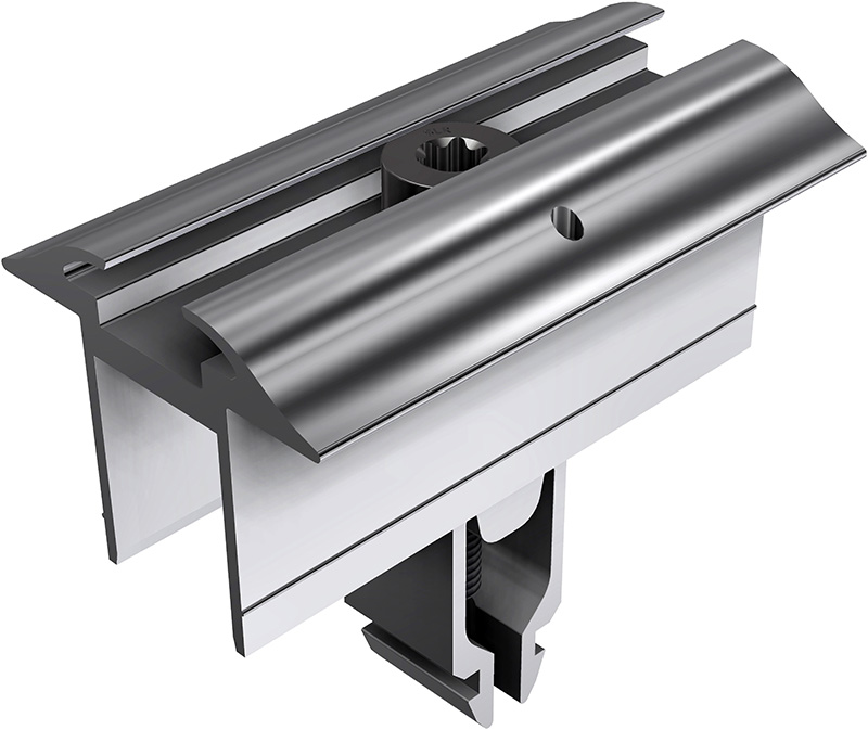 SL Rack Mid Clamp with grounding