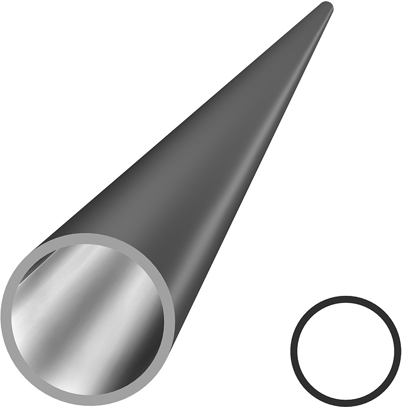 SL Rack Snow Guard Tube 3000mm - anthracite RAL 7016