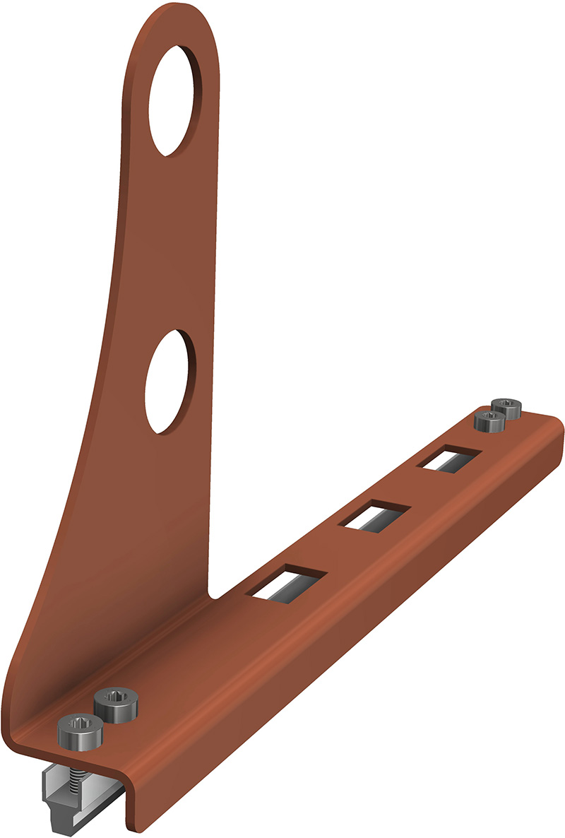 SL Rack Snefangsholder teglrød RAL 8004