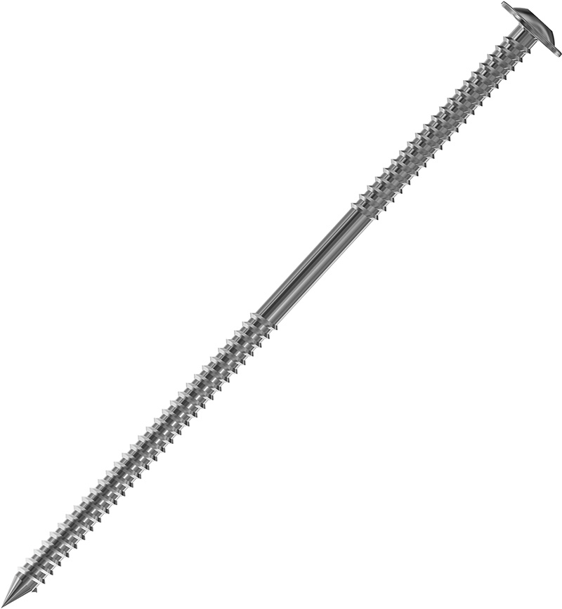 SL Rack Double-threaded screw with flange head 8 x 195 mm TX 40