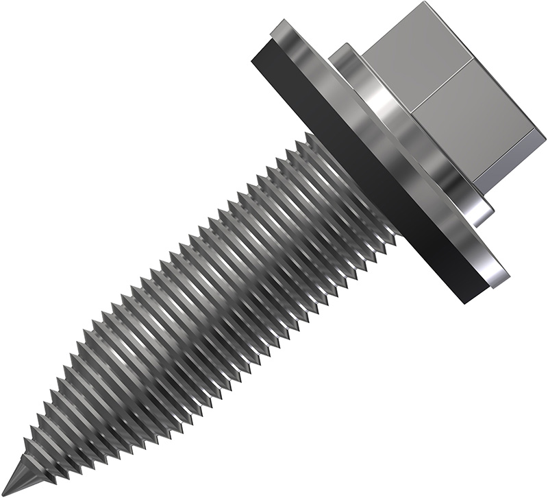 SL Rack Selvskærende skrue 6 x 25 DS 16 mm til fastgørelse af Trapez-elementer