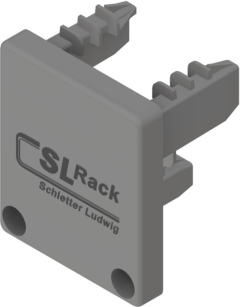 SL Rack Plastic End Cap RAIL 35, grey