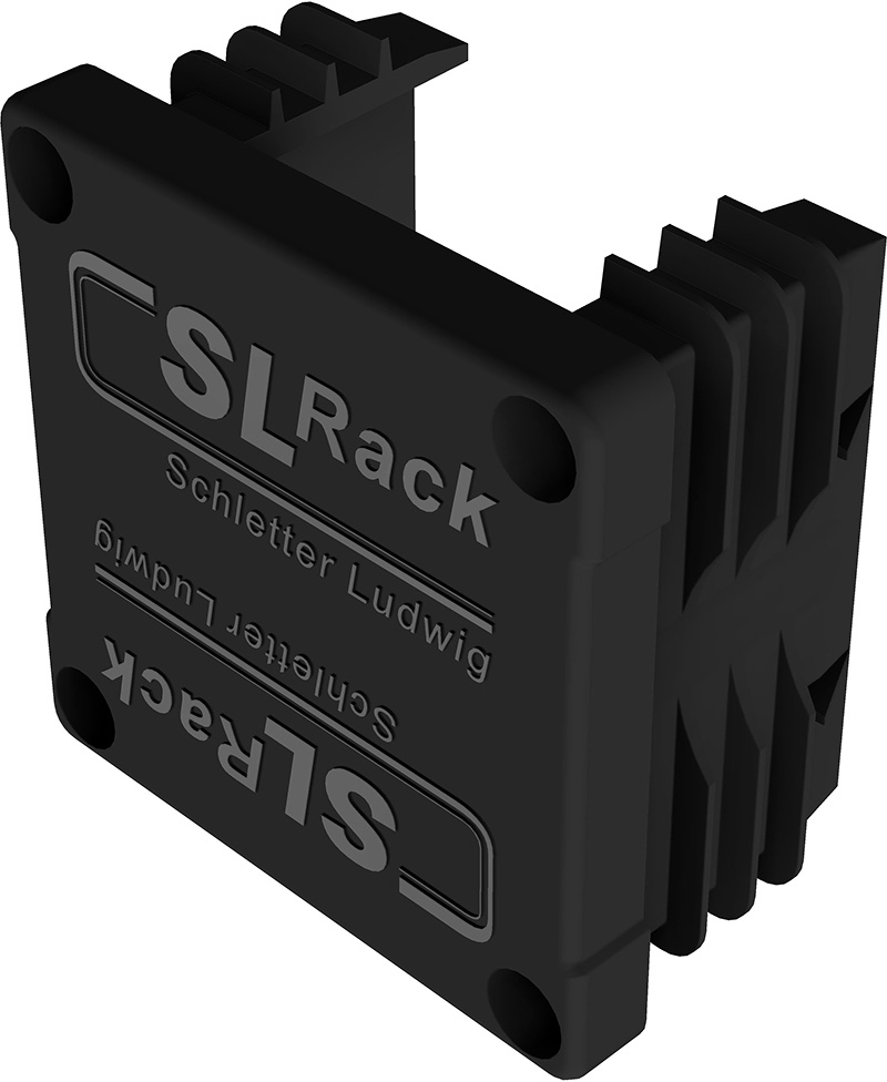 SL Rack Plast-endestykke RAIL 40 sort