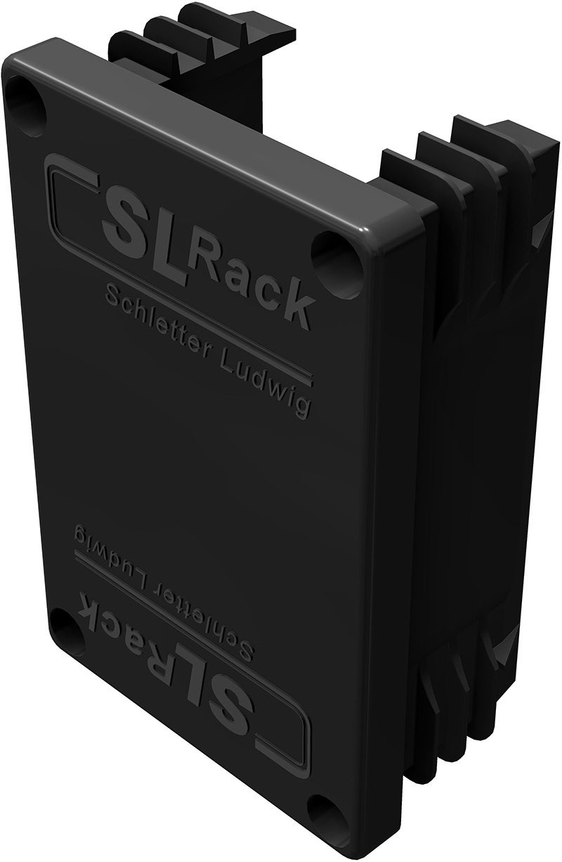 SL Rack Plastic End Cap RAIL 60, black