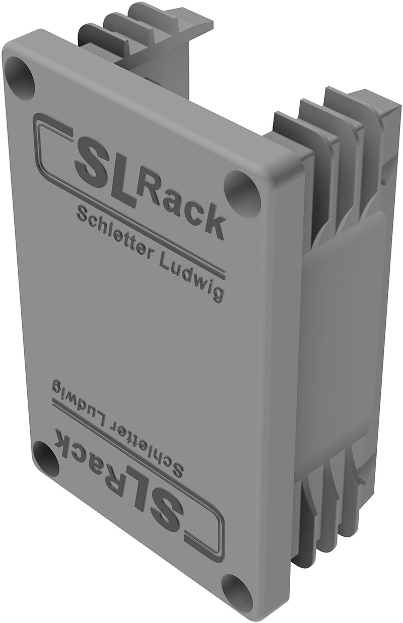 SL Rack Plastic End Cap RAIL 60, grey