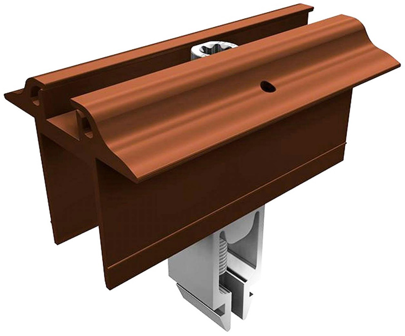 SL Rack Mid Clamp Vario without grounding - custom colour