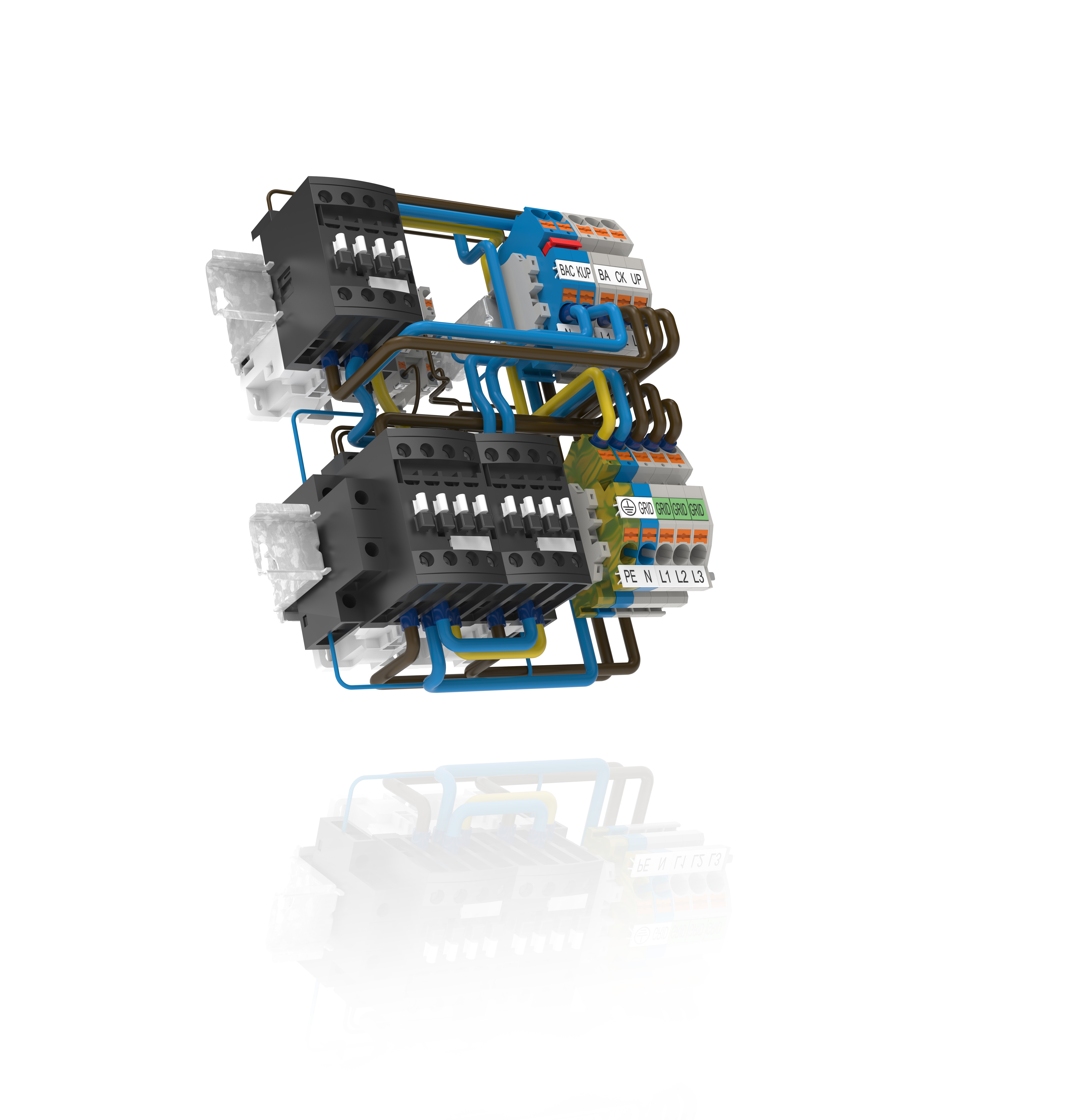 SMA Backup 4-pole switching DIN rail for STP Hybrid X