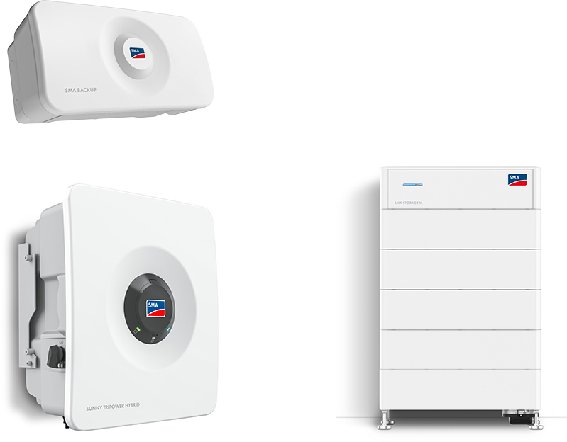 SMA Sunny Tripower Hybrid X 12.0 + Storage M 20.5 kWh with emergency power