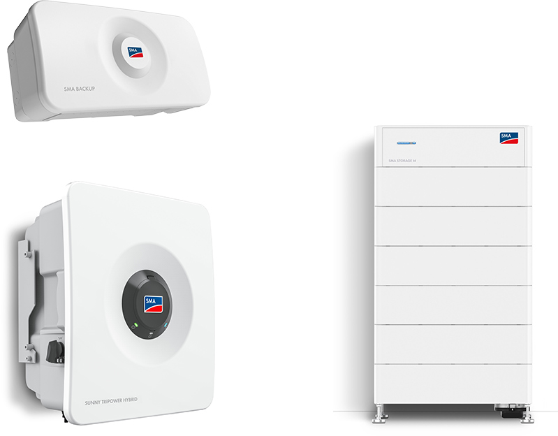 SMA Sunny Tripower Hybrid X 15.0 + Storage M 24.6 kWh with emergency power