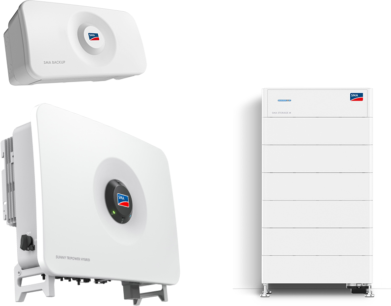 SMA Sunny Tripower Hybrid X 30.0 + Storage M 24.6 kWh with emergency power