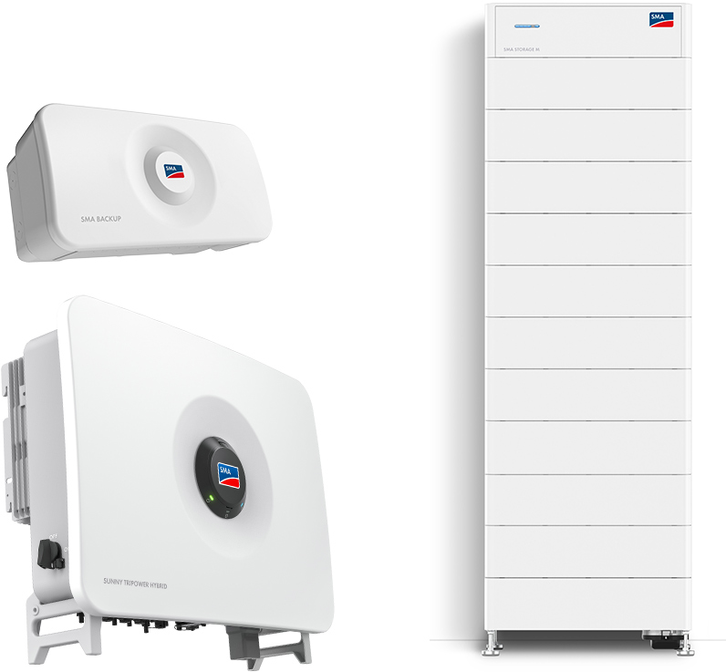 SMA Sunny Tripower Hybrid X 30.0 + Storage M 45.0 kWh with emergency power