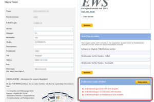 2b. Gehen Sie zum Abschnitt „Meine Endkunden-Leads“