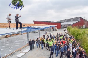 2022 - Richtfest der 5. EWS - Lagerhalle